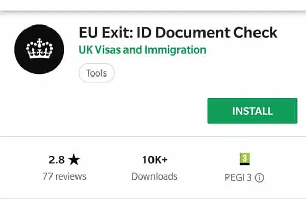 EC Citizens Settled Status APP
